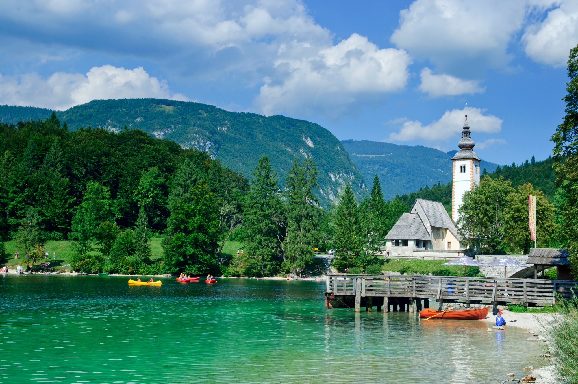 Jezero je lahko odlična ideja za kopanje